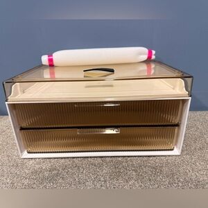 Transparent Storage Box with Drawers